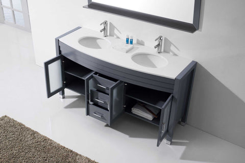 Image of Ava 63" Double Bathroom Vanity MD-499-G-ES