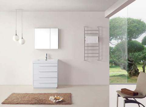 Image of Bailey 30" Single Bathroom Vanity JS-50530-GW