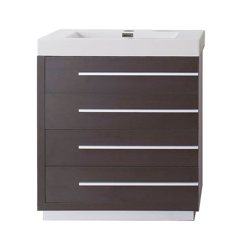 Image of Bailey 30" Single Bathroom Vanity JS-50530-WG-PRTSET1