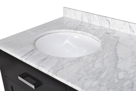 Image of Belmont Decor Ashland 36" Single Sink Vanity Set ST10D4-36-BLK