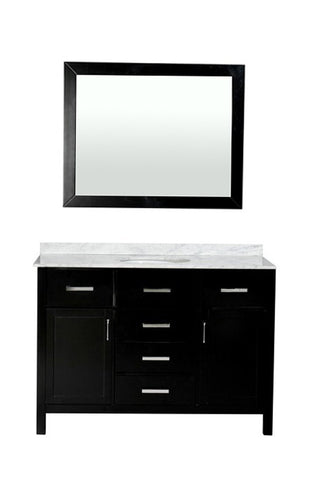 Image of Belmont Decor Hampton 48" Single Sink Vanity Set SM5D5-48-BLK