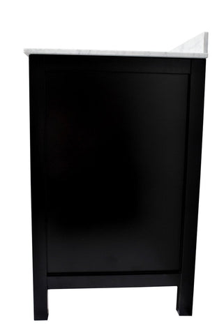 Image of Belmont Decor Hampton 60" Double Sink Vanity Set DM2D4-60-BLK