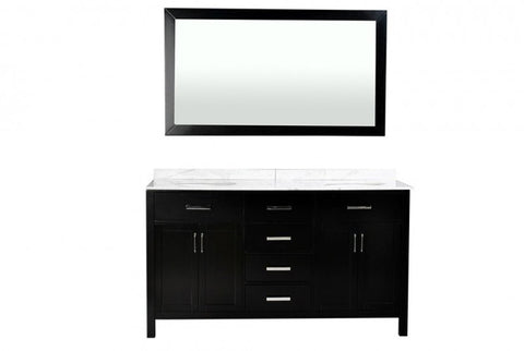 Image of Belmont Decor Hampton 72" Double Sink Vanity Set DM2D4-72-BLK