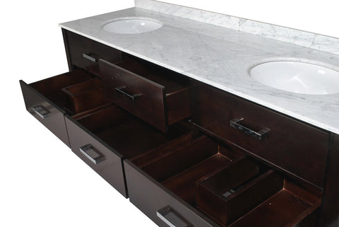 Image of Belmont Decor Nautica 72" Double Sink Vanity Set DT2D4-72-ESP