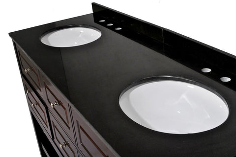 Image of Belmont Decor Oxford 72" Double Sink Vanity Set DT3D4-72-ESP