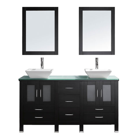 Image of Bradford 60" Double Bathroom Vanity MD-4305-G-ES