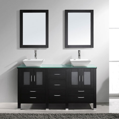 Image of Bradford 60" Double Bathroom Vanity MD-4305-G-ES