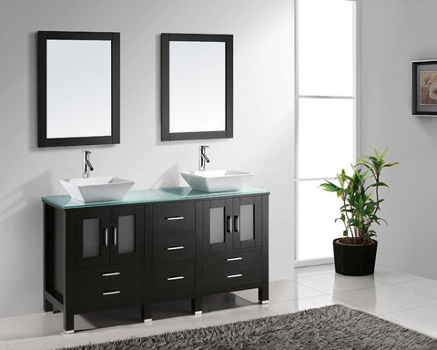 Image of Bradford 60" Double Bathroom Vanity MD-4305-G-ES
