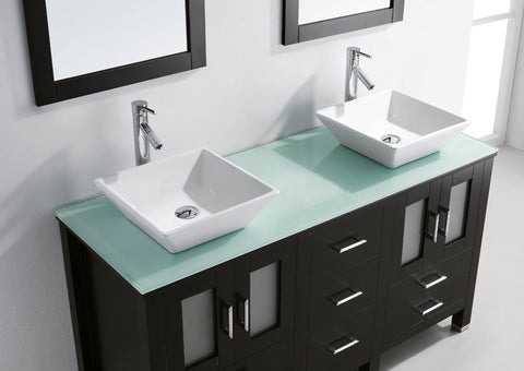Image of Bradford 60" Double Bathroom Vanity MD-4305-G-ES