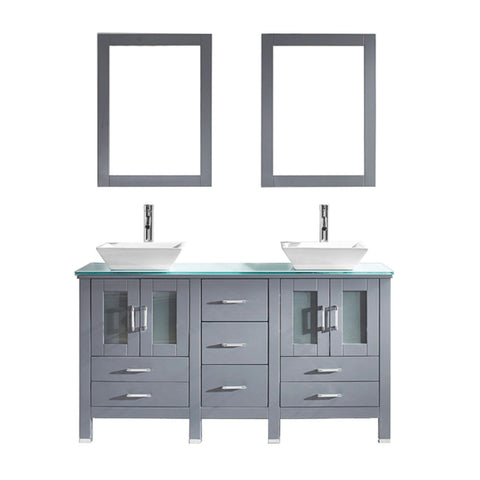 Image of Bradford 60" Double Bathroom Vanity MD-4305-G-ES
