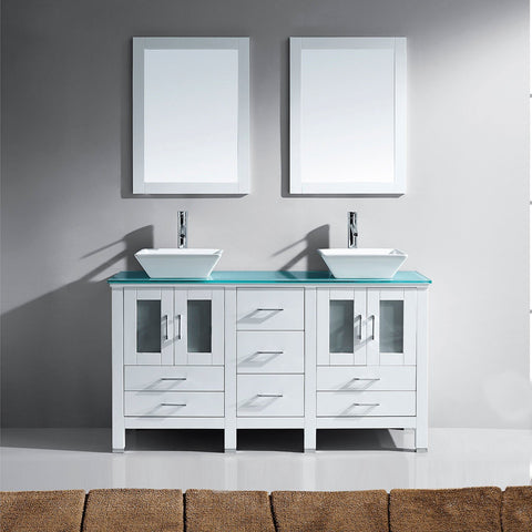 Image of Bradford 60" Double Bathroom Vanity MD-4305-G-ES