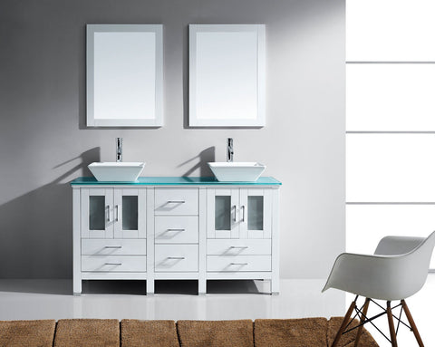 Image of Bradford 60" Double Bathroom Vanity MD-4305-G-ES