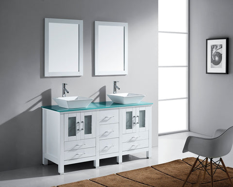 Image of Bradford 60" Double Bathroom Vanity MD-4305-G-ES