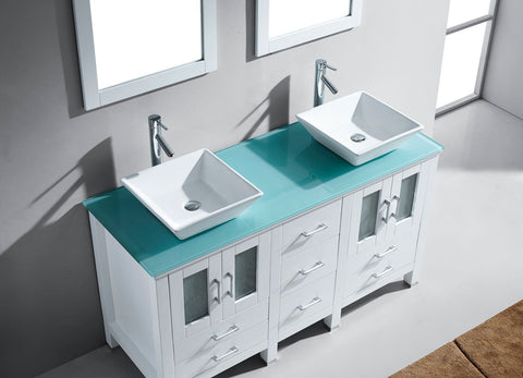 Image of Bradford 60" Double Bathroom Vanity MD-4305-G-ES
