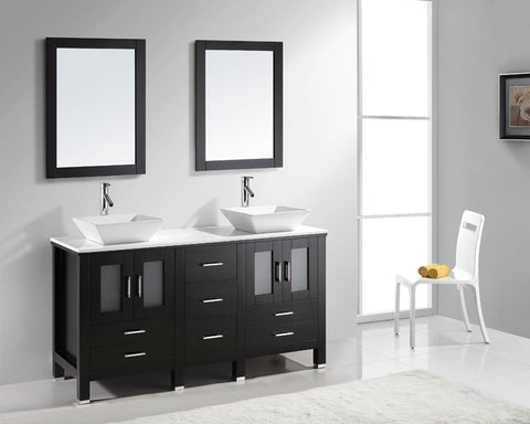 Image of Bradford 60" Double Bathroom Vanity MD-4305-G-ES