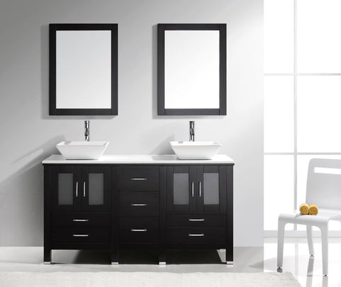 Image of Bradford 60" Double Bathroom Vanity MD-4305-G-ES