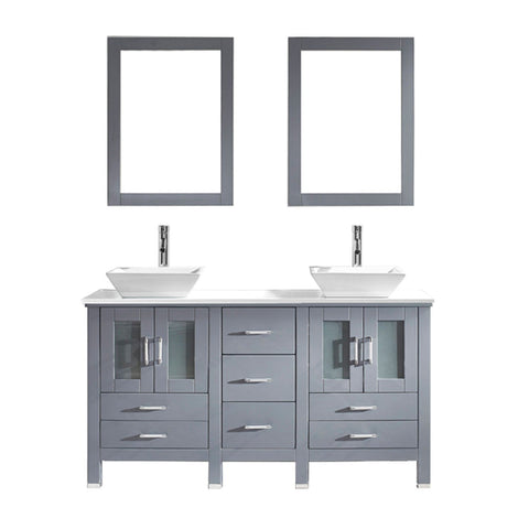 Image of Bradford 60" Double Bathroom Vanity MD-4305-G-ES