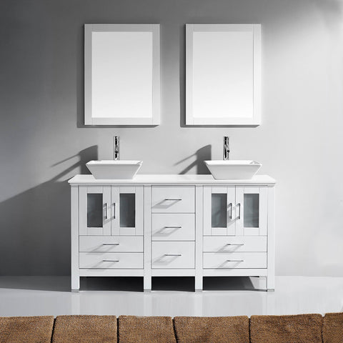 Image of Bradford 60" Double Bathroom Vanity MD-4305-G-ES