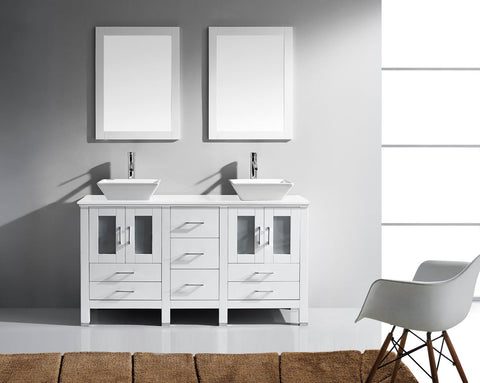 Image of Bradford 60" Double Bathroom Vanity MD-4305-G-ES