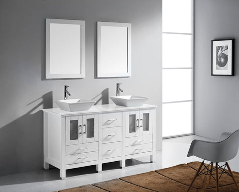 Image of Bradford 60" Double Bathroom Vanity MD-4305-G-ES