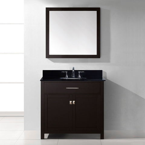 Image of Caroline 36" Single Bathroom Vanity MS-2036-BGRO-ES