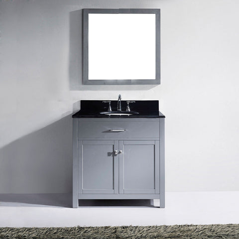 Image of Caroline 36" Single Bathroom Vanity MS-2036-BGRO-ES