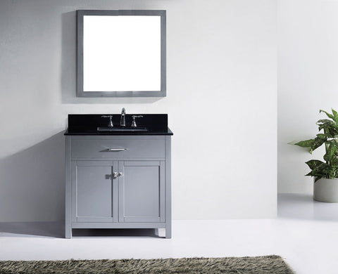 Image of Caroline 36" Single Bathroom Vanity MS-2036-BGRO-ES