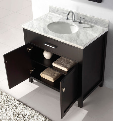 Image of Caroline 36" Single Bathroom Vanity MS-2036-WMRO-ES