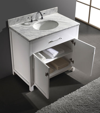 Image of Caroline 36" Single Bathroom Vanity MS-2036-WMRO-ES