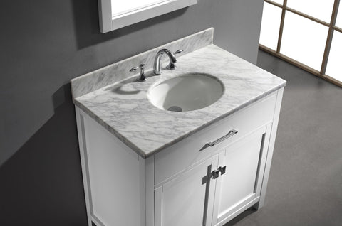 Image of Caroline 36" Single Bathroom Vanity MS-2036-WMRO-ES