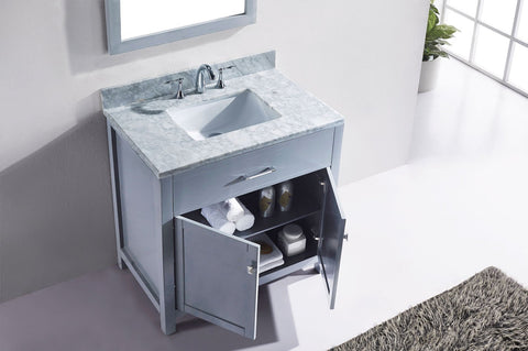 Image of Caroline 36" Single Bathroom Vanity MS-2036-WMRO-ES