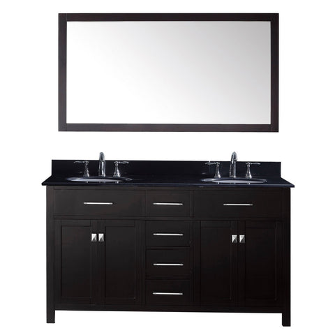 Image of Caroline 60" Double Bathroom Vanity MD-2060-BGRO-ES