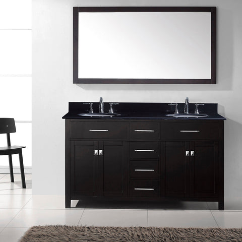 Image of Caroline 60" Double Bathroom Vanity MD-2060-BGRO-ES