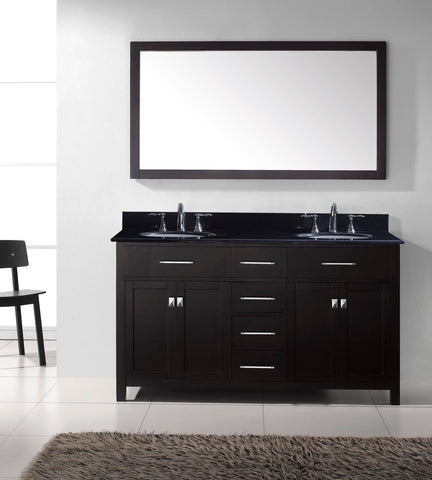 Image of Caroline 60" Double Bathroom Vanity MD-2060-BGRO-ES