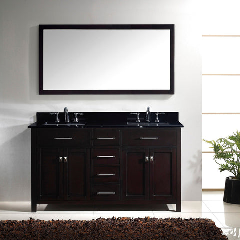 Image of Caroline 60" Double Bathroom Vanity MD-2060-BGRO-ES