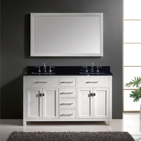 Image of Caroline 60" Double Bathroom Vanity MD-2060-BGRO-ES