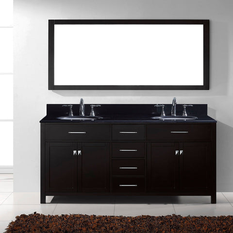 Image of Caroline 72" Double Bathroom Vanity MD-2072-BGRO-ES