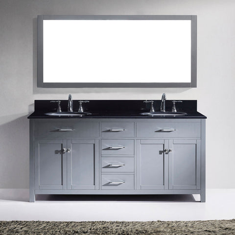 Image of Caroline 72" Double Bathroom Vanity MD-2072-BGRO-ES
