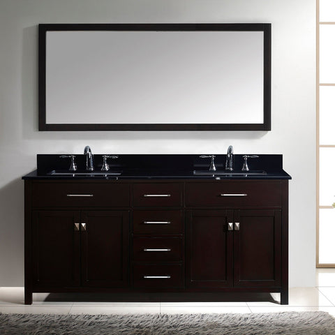 Image of Caroline 72" Double Bathroom Vanity MD-2072-BGRO-ES