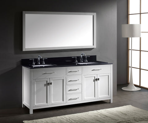 Image of Caroline 72" Double Bathroom Vanity MD-2072-BGRO-ES