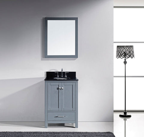 Image of Caroline Avenue 24" Single Bathroom Vanity GS-50024-BGRO-ES