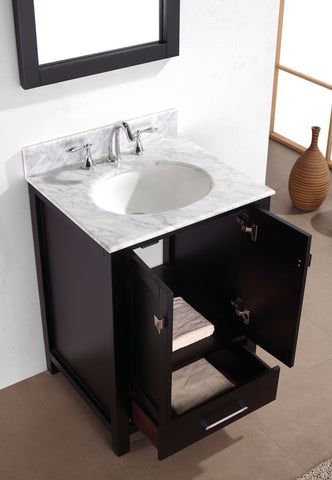 Image of Caroline Avenue 24" Single Bathroom Vanity GS-50024-WMRO-ES