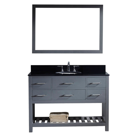 Image of Caroline Estate 48" Bathroom Vanity MS-2248-BGRO-GR