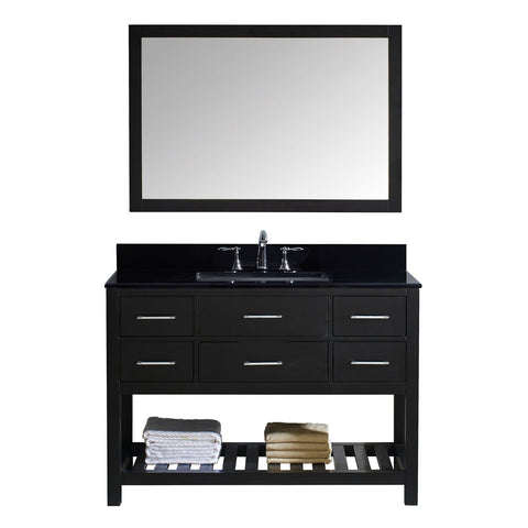 Image of Caroline Estate 48" Bathroom Vanity MS-2248-BGSQ-ES