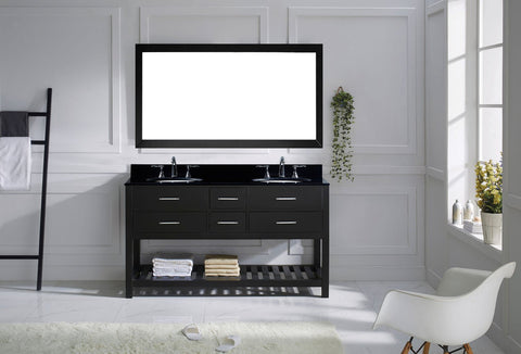 Image of Caroline Estate 60" Double Bathroom Vanity MD-2260-BGRO-ES