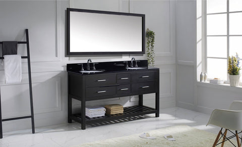 Image of Caroline Estate 60" Double Bathroom Vanity MD-2260-BGRO-ES