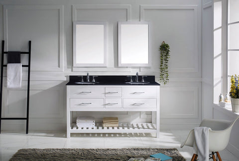 Image of Caroline Estate 60" Double Bathroom Vanity MD-2260-BGRO-ES
