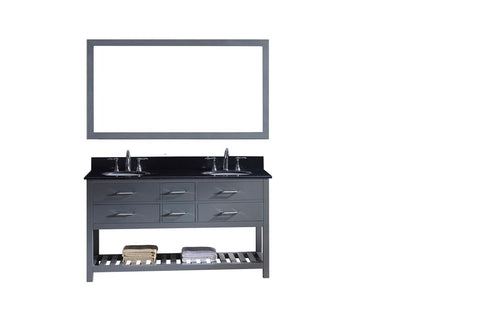 Image of Caroline Estate 60" Double Bathroom Vanity