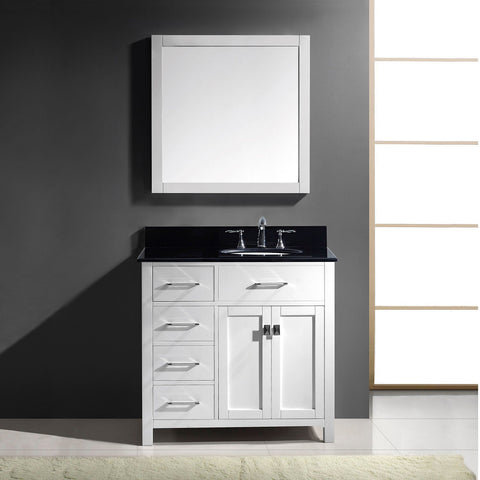 Image of Caroline Parkway 36" Single Vanity MS-2136L-BGRO-ES