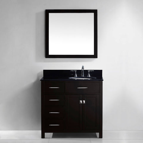 Image of Caroline Parkway 36" Single Vanity MS-2136L-BGRO-ES
